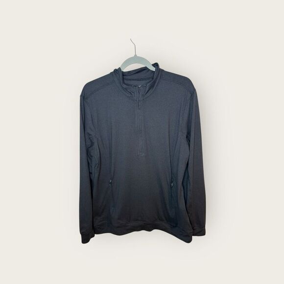 7Diamonds Men’s Core 1/4 Zip Pullover Black Size Small - Picture 3 of 7